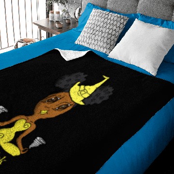 Discover African American Air Witch Baby Blankets
