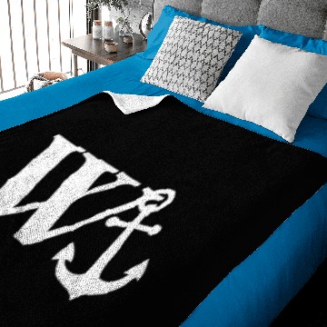 Discover W Anchor Mens Funny Offensive Baby Blankets