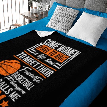 Discover Some Women Basketball Player Mom Baby Blankets