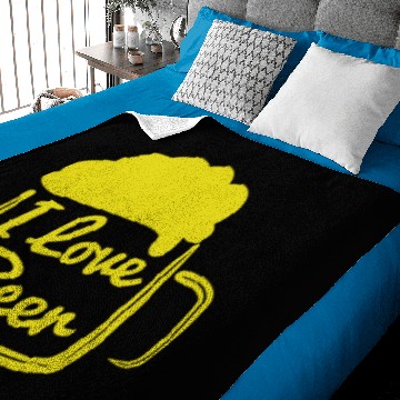 Discover I love beer Baby Blankets