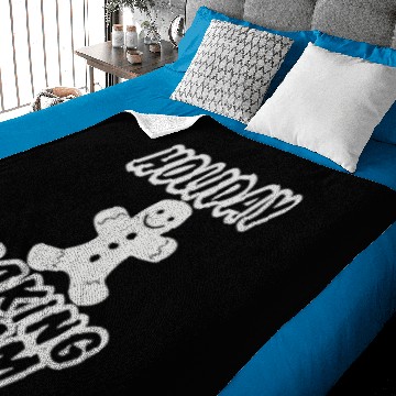 Discover Holiday Baking Team Gingerbread Cookie Baby Blankets