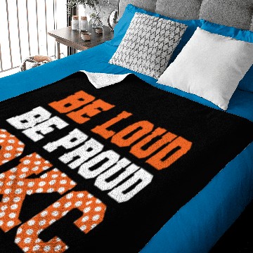 Discover be loud proud okc Baby Blankets