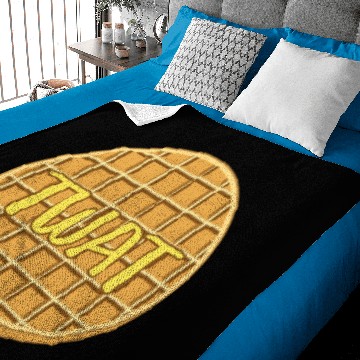 Discover Funny Twat Waffle Baby Blankets