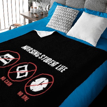 Discover Nursing Student Life Baby Blankets
