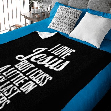 Discover I love jesus Baby Blankets