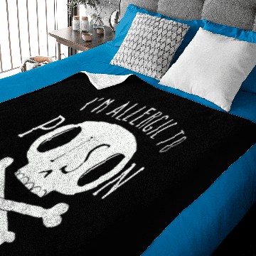 Discover Allergic to Poison Baby Blankets