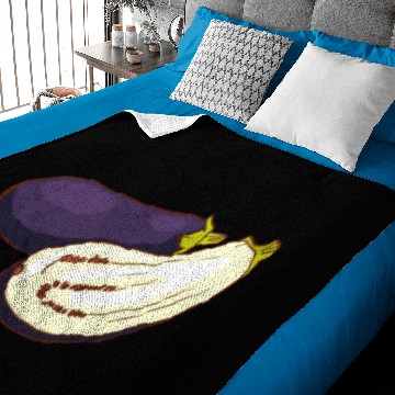 Discover Aubergine Eggplant Brinjal Baby Blankets