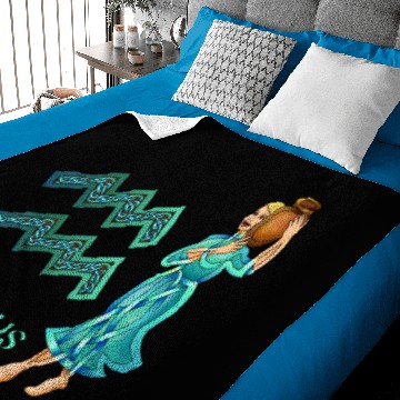 Discover CELTIC KNOT AQUARIUS Baby Blankets