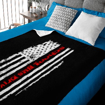 Discover school bus driver Baby Blankets