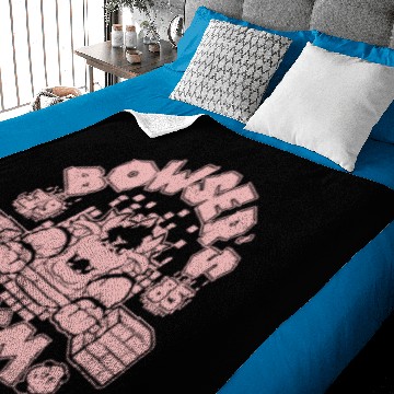 Discover Bowser s Gym Baby Blankets