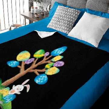 Discover Easter Egg Tree Baby Blankets