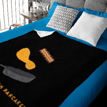 Discover Pancake Bacon Gift Baby Blankets