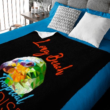 Discover Parrot Long Beach lettering Baby Blankets