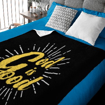Discover God Is Good Baby Blankets