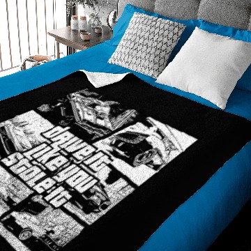 Discover Drive Car Stole Passion Oldtimer Comic Style Gift Baby Blankets