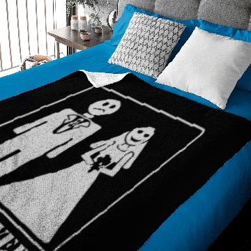 Discover Wedding Funny GAME OVER Baby Blankets