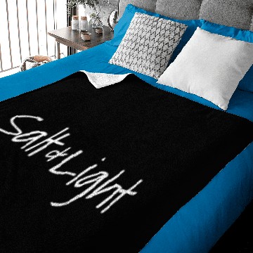 Discover Salt & Light Scripture Bible Text Verses Baby Blankets