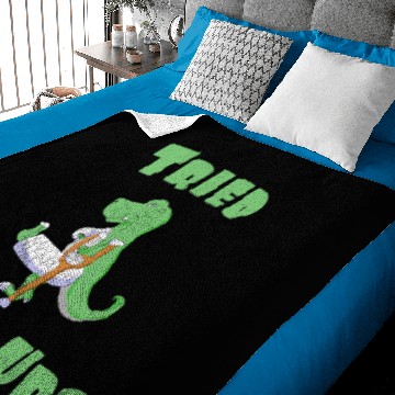 Discover T Rex Hates Push Postal Service Baby Blankets