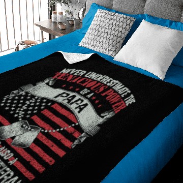 Discover Vietnam veteran papa - Never underestimate Baby Blankets