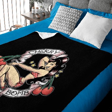Discover Cherry Bomb Baby Blankets