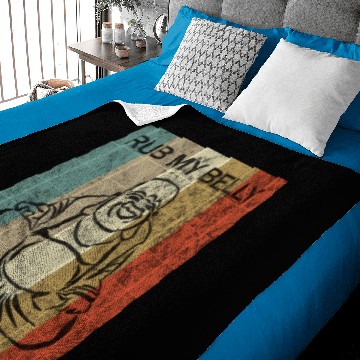 Discover Buddha Luck Vintage Retro Style Grunge Baby Blankets