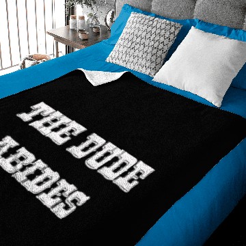 Discover The Dude Abides Baby Blankets