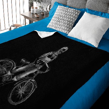 Discover Bike Life Baby Blankets