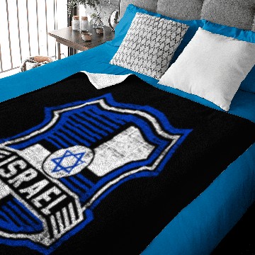 Discover Israel badge Baby Blankets