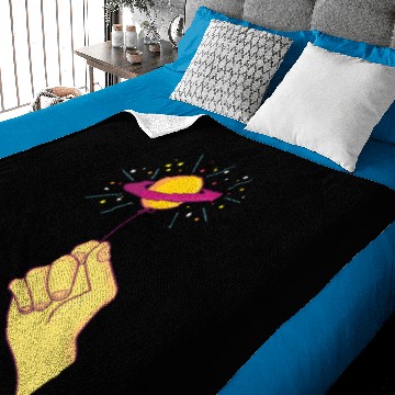 Discover Saturn Lollipop Balloon Baby Blankets