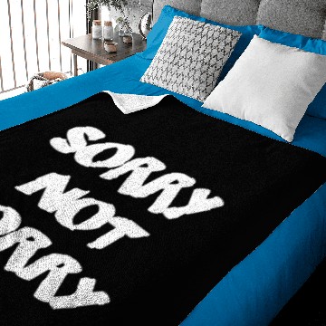 Discover Sorry Not Sorry Baby Blankets