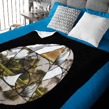 Discover Circle Nature Sea Paradise Baby Blankets