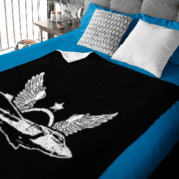 Discover Pilot fighter jet military fighter pilot looping Baby Blankets