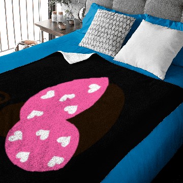 Discover Love ladybug heart insect wildlife vector image Baby Blankets
