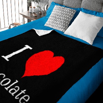 Discover i love chocolate Baby Blankets