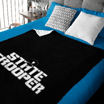 Discover State Trooper Baby Blankets