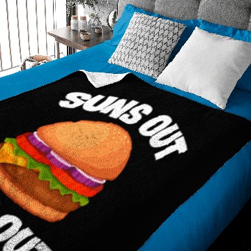 Discover Suns Out Buns Out Baby Blankets