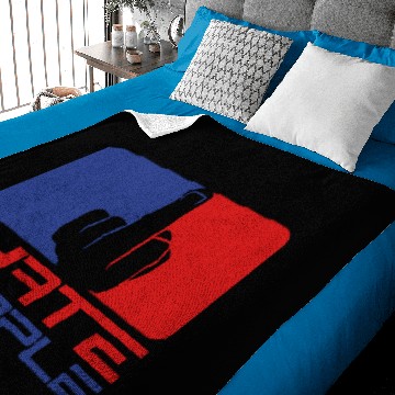 Discover text hand middle finger evil cool logo humans stic Baby Blankets