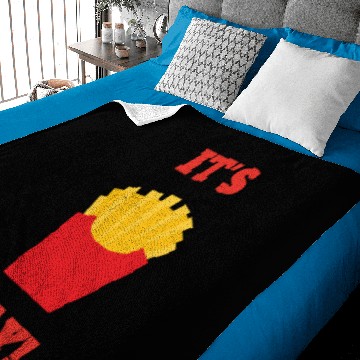 Discover french fries day Baby Blankets