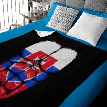 Discover Slovakia flag Hulk muscles Baby Blankets