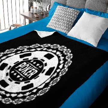 Discover Poker Chip (w) Baby Blankets