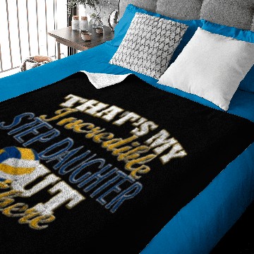 Discover Volleyball Step Daughter, Mom & Dad Gift Baby Blankets