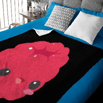 Discover Kawaii Raspberry Baby Blankets