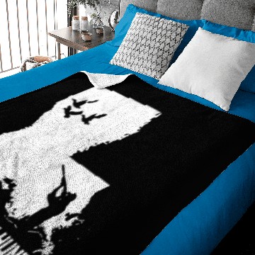 Discover Louisiana Duck Hunter Baby Blankets