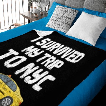 Discover Funny I survived my Trip To NYC Baby Blankets