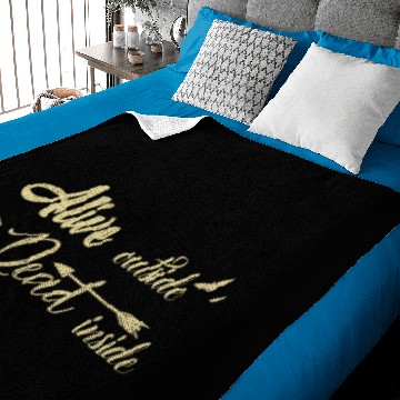 Discover ALIVE OUTSIDE, DEAD INSIDE / Halloween Tees Baby Blankets