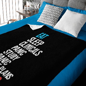 Discover Funny Cute Nursing Student Nurse Gift Baby Blankets