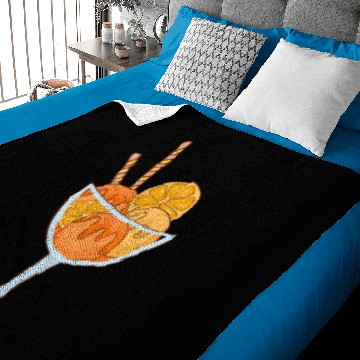 Discover Icecream Gelato Sundae Summer Sherbet Food Baby Blankets