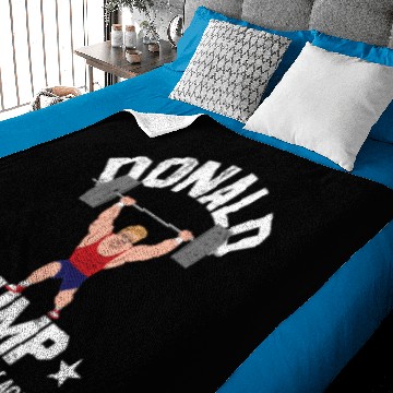 Discover Donald Pump Make America Strong Again Baby Blankets