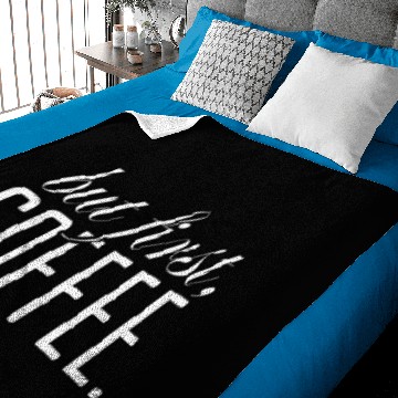 Discover But First Coffee - Coffee - Total Basics Baby Blankets