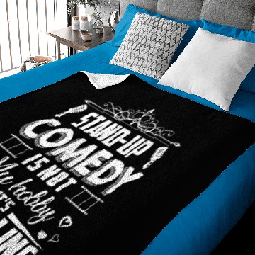 Discover Stand Up Comedy Baby Blankets